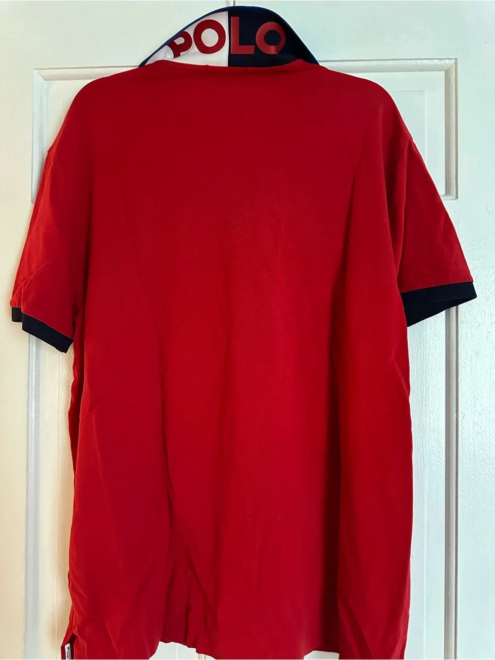 Polo by Ralph Lauren Red Polo with Navy & White Trim